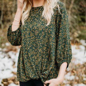 Twist Floral Top - XL